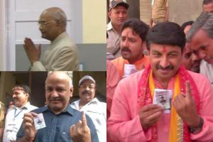 Elections 2019: Shiela Dikshit, Virat Kohli among early morning voters